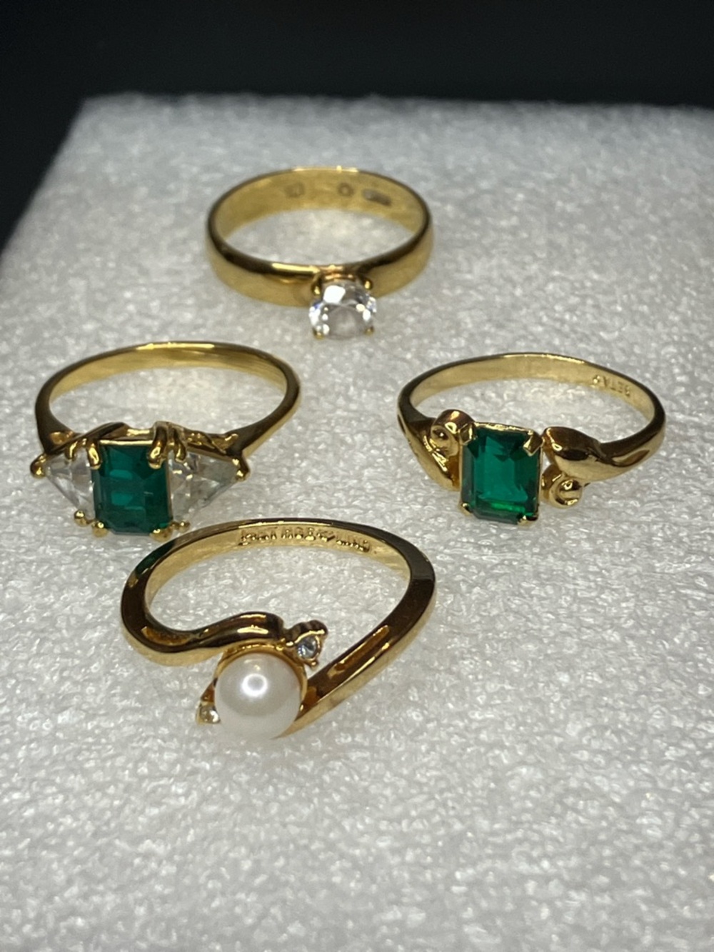 Gold Tone Rings Collection - Picture 2 of 3